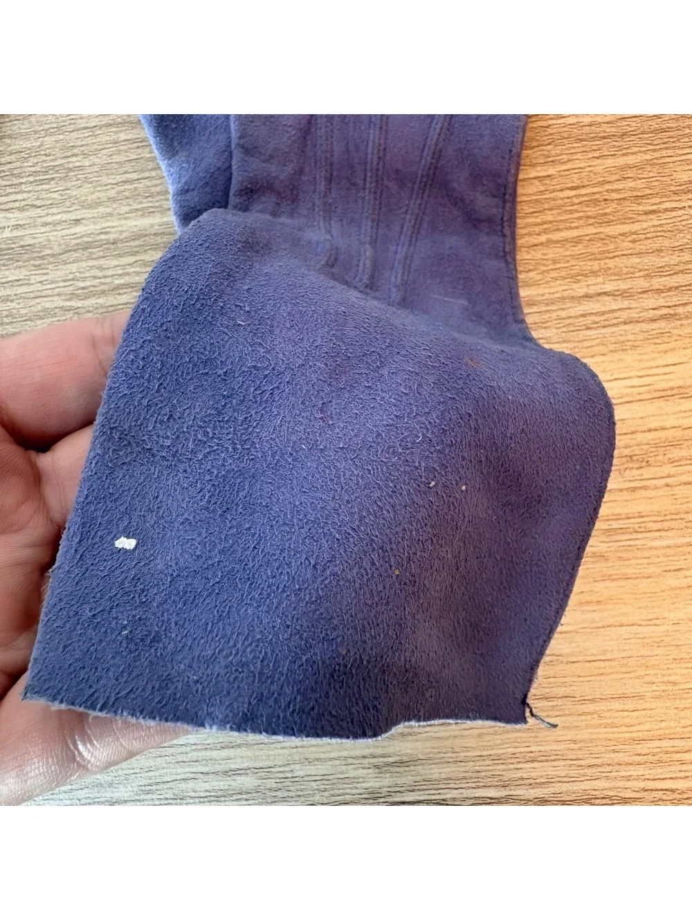 Vintage Purple Suede Gloves Dainty Retro Formal Wedding Tea Party Costume